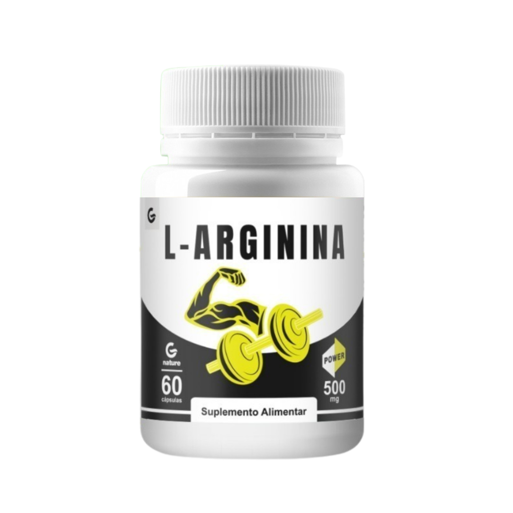 L-Arginina Resistência Física – 60 Cápsulas | Suplemento