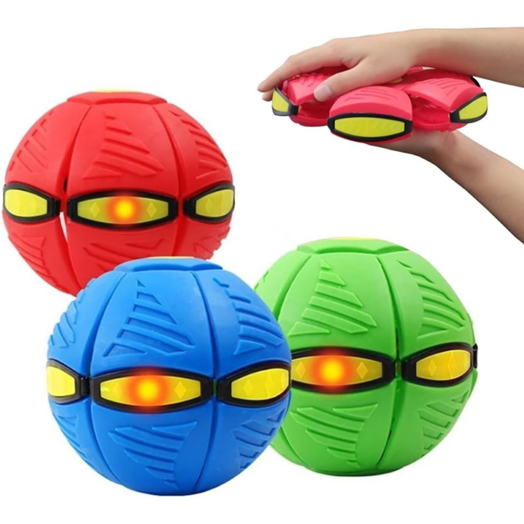 Bola Mágica Disco Voador Bola Maluca Bola Voadora Ufo Grande Brinquedo Com Luz Led