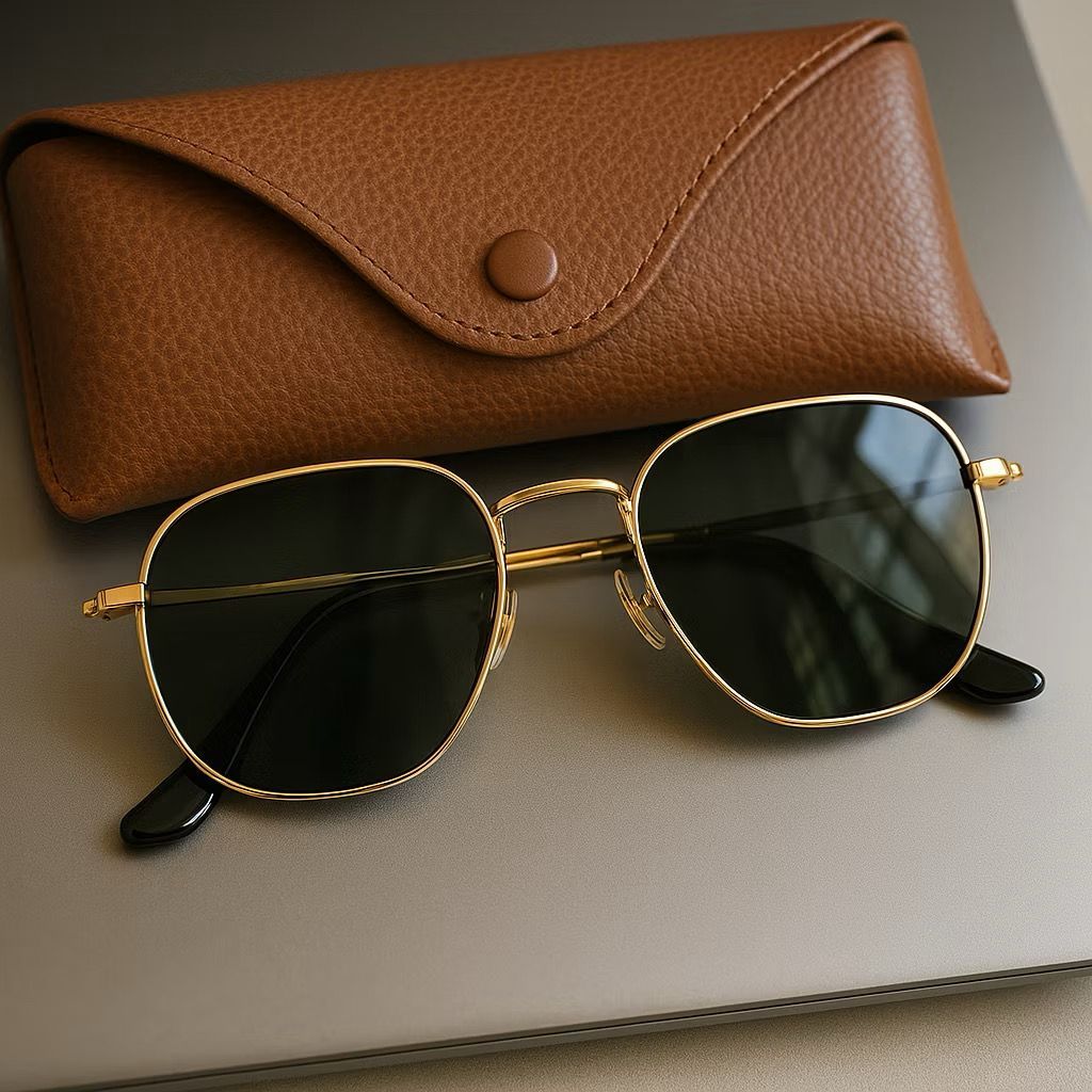 Óculos de Sol Hexagonal Unissex Marca Polarizado Tradicional 2026 em Oferta na Shopee