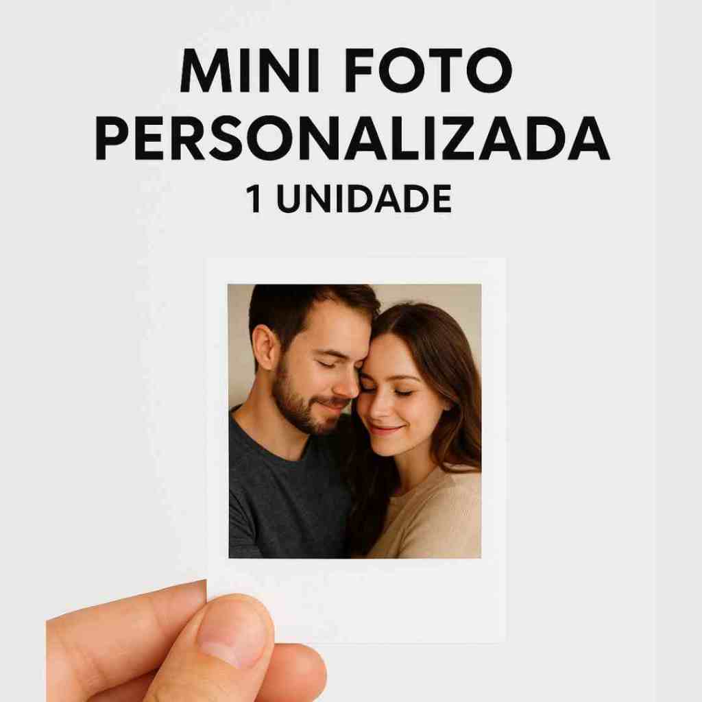 Mini Foto Polaroid Revelação Personalizada 1 Unidade Presente Criativo Papel Fotográfico HD