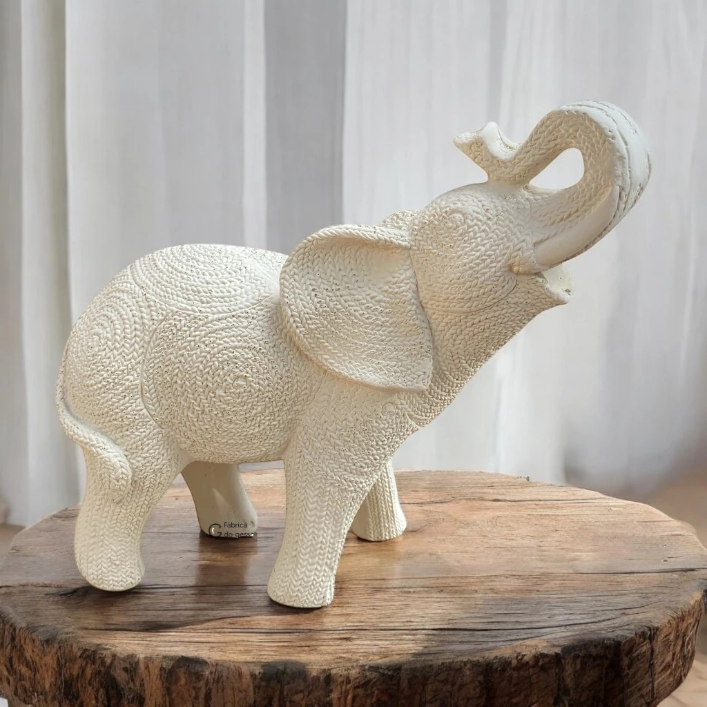 Estatua Escultura Elefante Decorativo Para Sala Quarto e Escritório Imitação Crochê Luxo em Oferta na Shopee