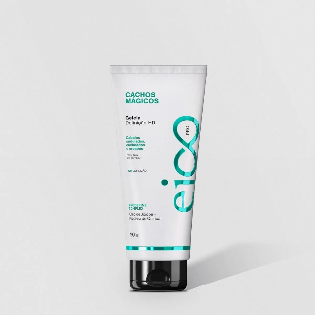 Eico Pró Geleia Cachos Mágicos 190ml Definidor de Cachos HD em Oferta na Shopee