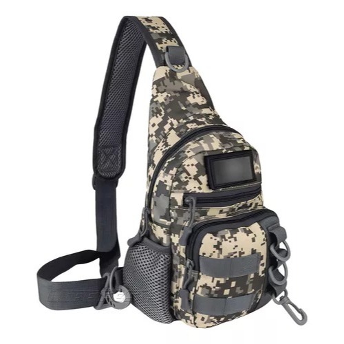 Mochila Pochete Camuflada Pesca Camping Caça Albatroz LYB-014 Bolsa Tática Nylon