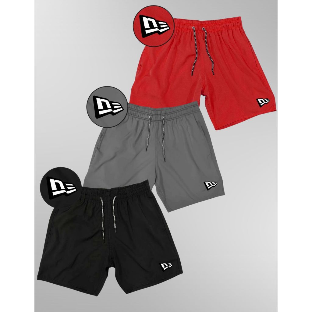 KIT 3 Bermuda Elastano premium  -N ERA 01  Esporte praia academia, ideal para pratica de lutas, futebol, corridas.