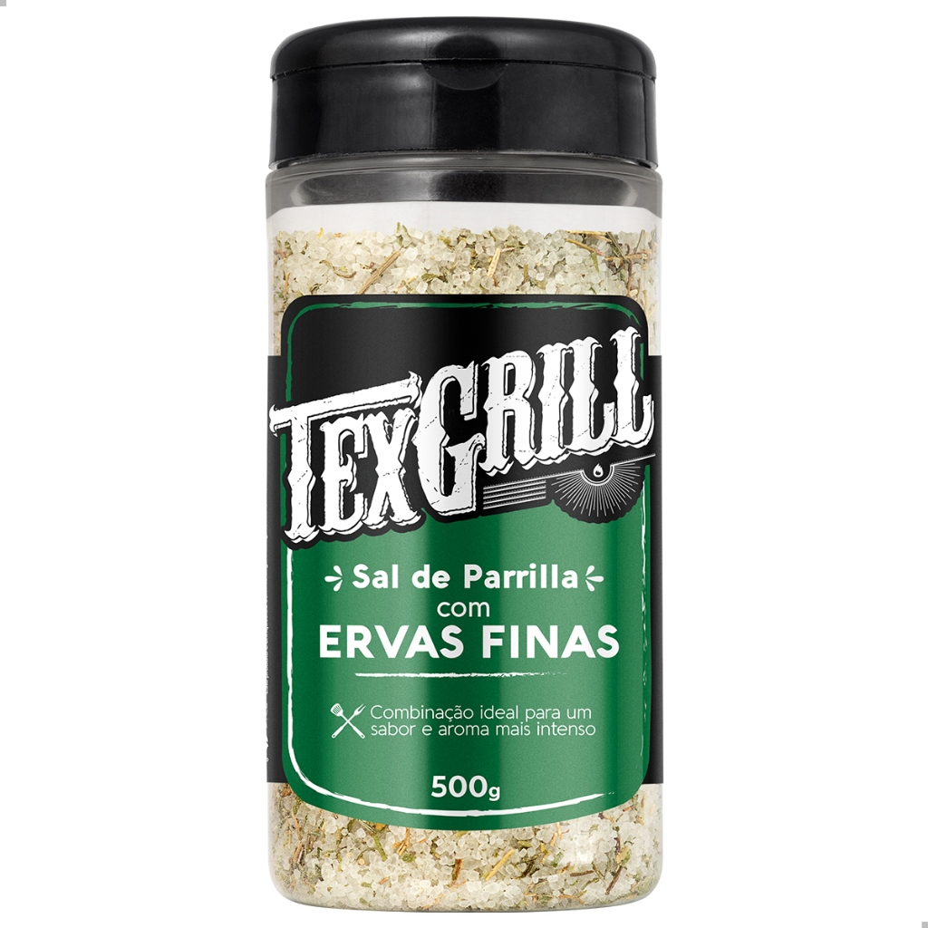 Sal de Parrilha Ervas Finas Temprero de Carne, Costelas e Assados Texgrill  500g