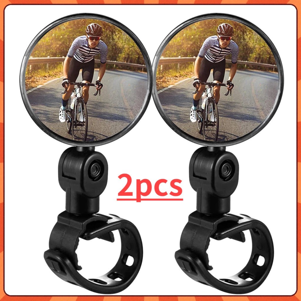 Espelho Retrovisor Bicicleta Bike Convexo 360º Giratório 2 Peças em Oferta na Shopee
