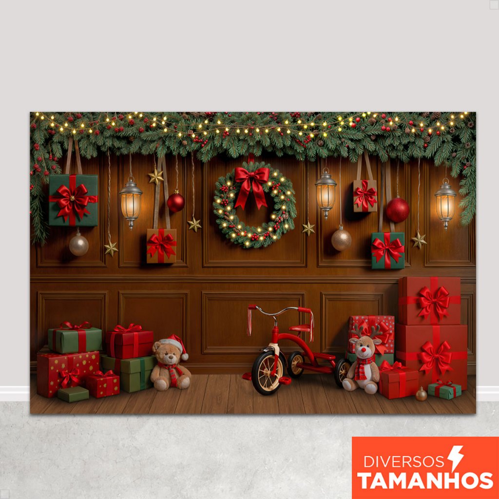 Painel Fundo Fotográfico Natal Decoração Cenário Natalino Em Tecido Sublimado para Fotos - C-710 em Oferta na Shopee