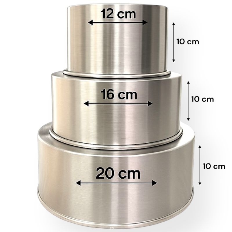 forma Assadeira de bolo redonda alta