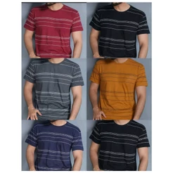 Kit 2 Camisetas algodão Eatampada básico masculina Gola Careca