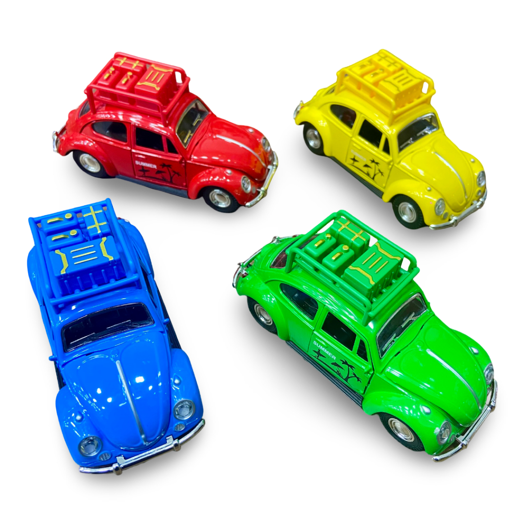 Miniatura Fusca Praiano Fricção Surf Retro Abre Portas Metal Colecionável Brinquedo Vintage em Oferta na Shopee