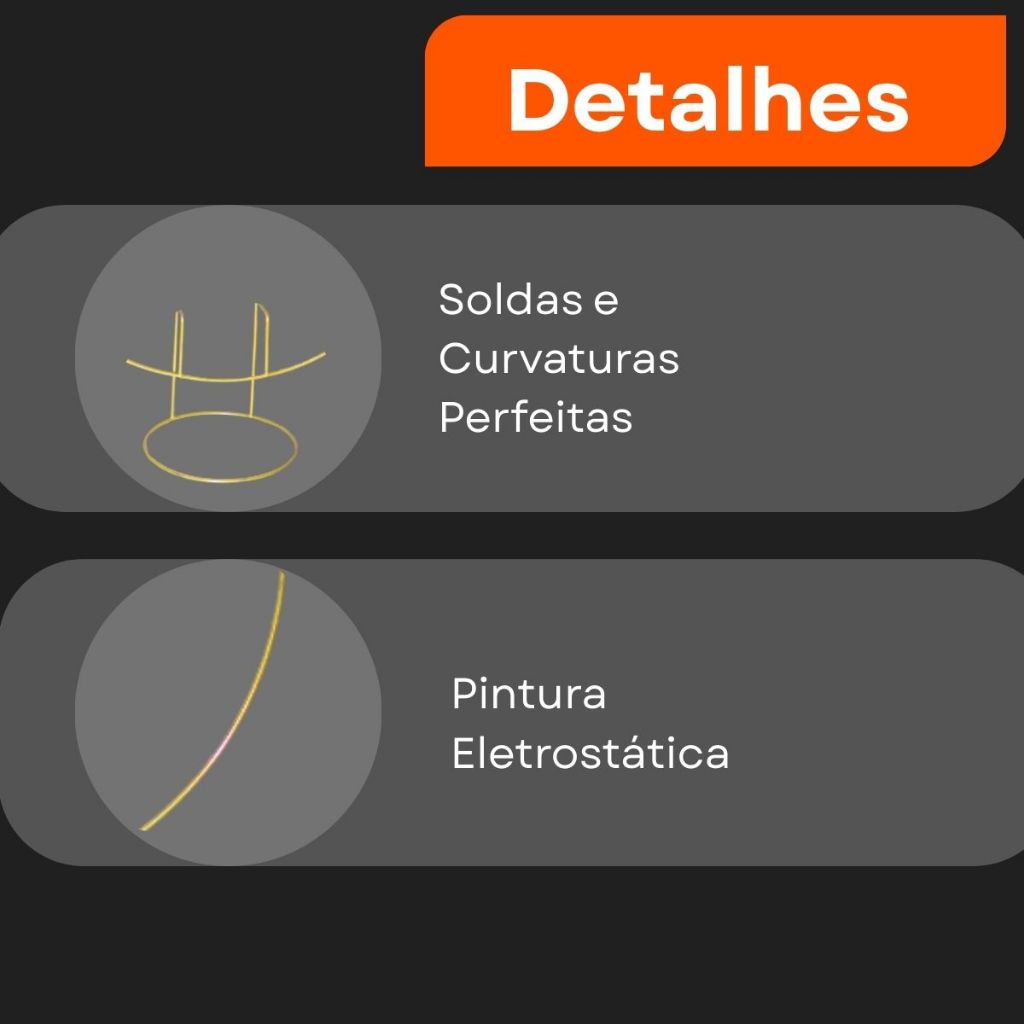 Mini Arco Redondo de Mesa 50cm – Suporte para Balões, Flores e Decoração de Festas