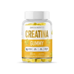 Creatina Gummy 60 Gomas Sabor Abacaxi - Samurai Nutrition