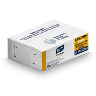 Adoçante Sucralose Institucional em pó Linea 1000 Sachês de 500mg em Oferta na Shopee