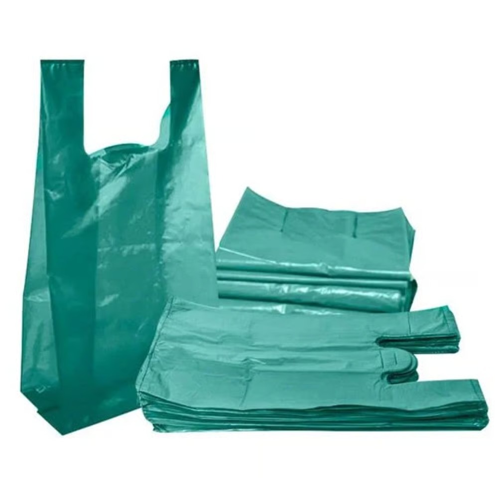 3Kg de Sacolas Plásticas Reciclada Colorida com Vários Tamanhos