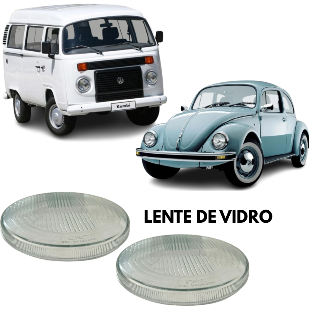 Par Lente de Farol Fusca Kombi Passat 1973 1974 1975 1976 1977 A 2014 em Oferta na Shopee