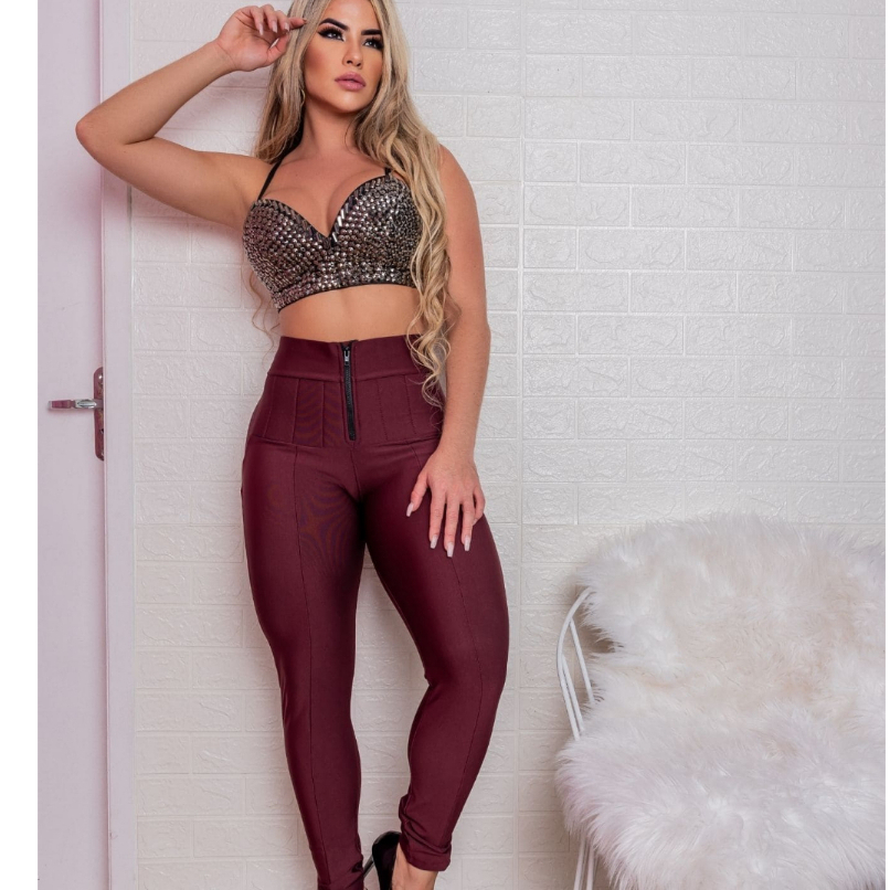 Calça Legging Lipo Femenina Super Power Suplex | Cintura Alta | Elasticidade Con Bolso COR Preto