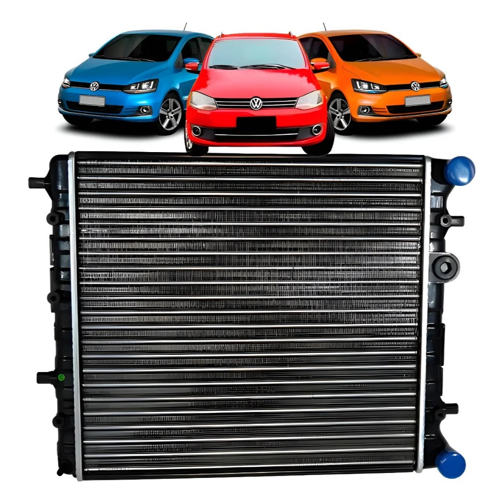 Radiador Vw Fox / Space Fox 2009 2010 2011 Até 2016 - Sem Ar