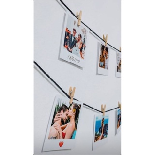 Varal de Fotos Polaroid - Decorando com amor em Oferta na Shopee