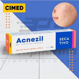 Gel secativo de espinhas rápido pele acne Acnezil incolor Cimed em Oferta na Shopee