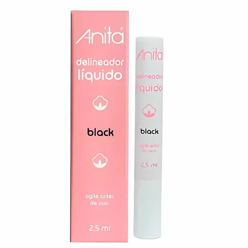 Delineador Preto Liquido Black My Touch Anita - 9065