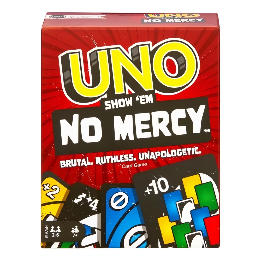 Jogo De Cartas Uno Novo Show Em No Mercy Mattel Hwv18 em Oferta na Shopee
