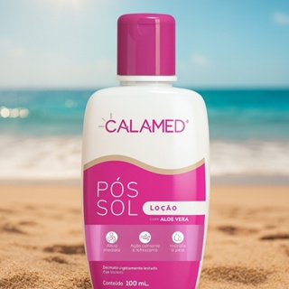 Calamed Loção Pós Sol com Aloe Vera + Sensação de Frescor - Cimed 100ml em Oferta na Shopee
