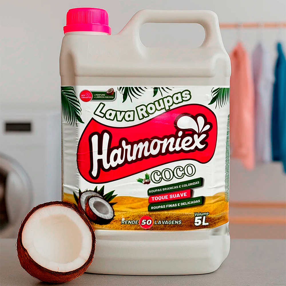 Sabão líquido Coco Harmoniex 5 litros