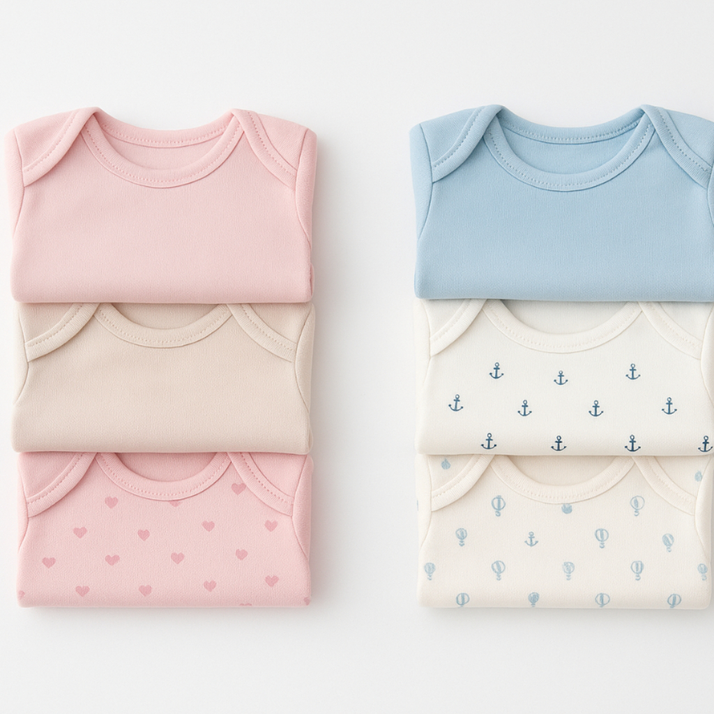 Body Bebê Manga Curta Kit 5 Unidades Sortidas 100% Algodão Suedine Barato Meninos Meninas Verão em Oferta na Shopee