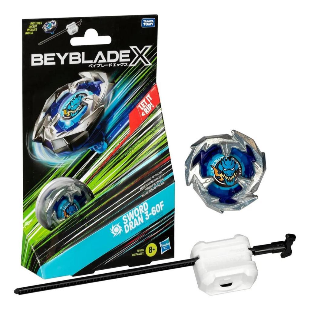 Beyblade X Sword Dran 3-60f Kit Inicial Com Pião E Lançador Hasbro F9580