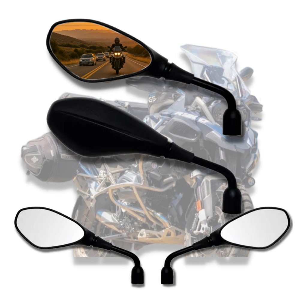 Retrovisor Bmw Fixo Gs650 f800 Rosca Padrão Premium Yamanha Par