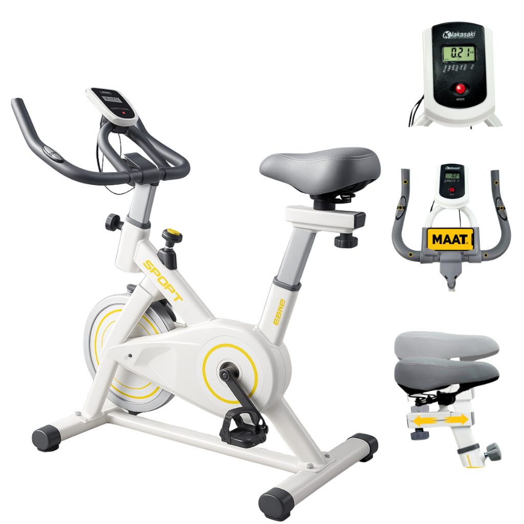 Bicicleta Ergométrica Profissional para Academia Fitness Spinning Nakasaki 120kg