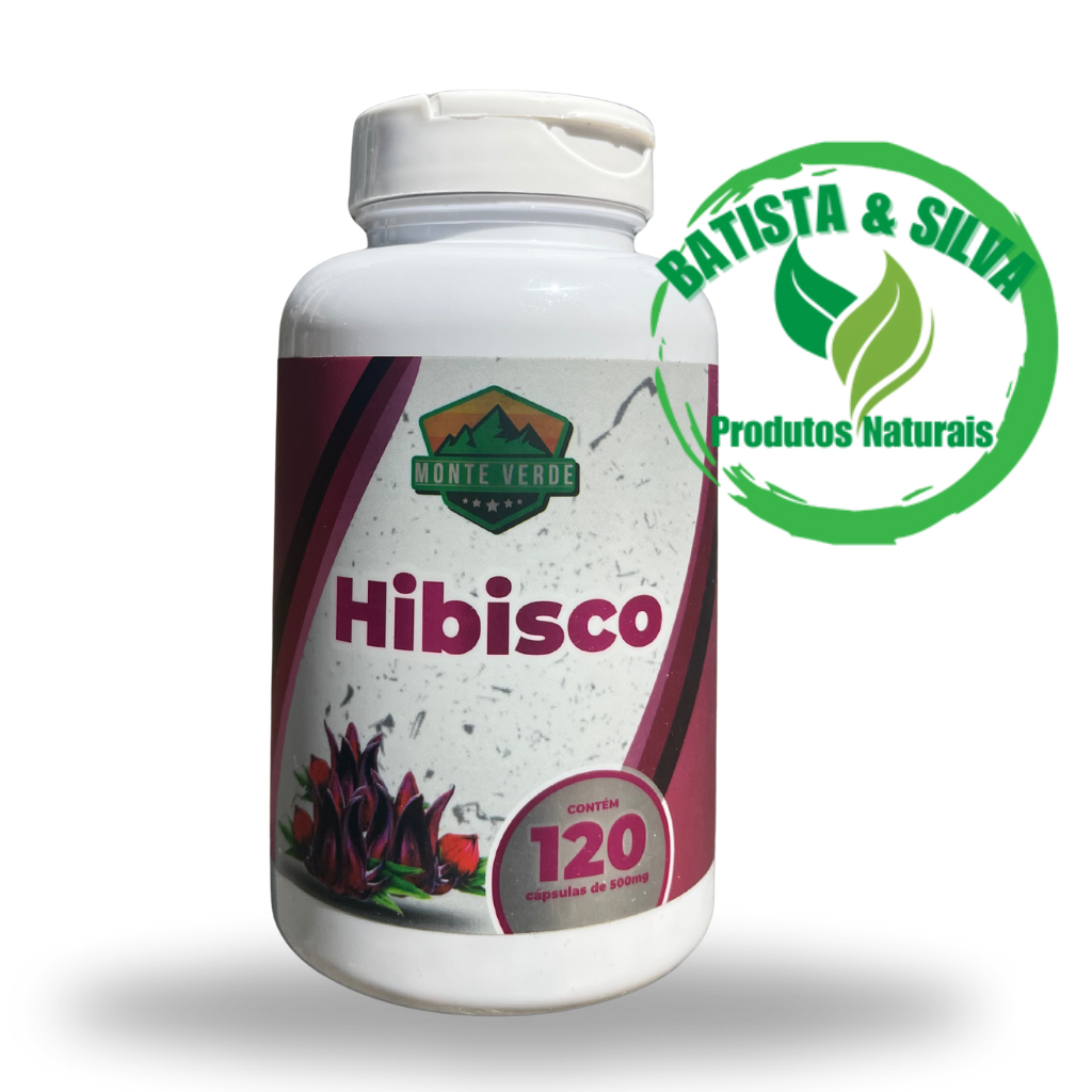 Suplemento Alimentar - Hibisco 120 capsulas de 500mg