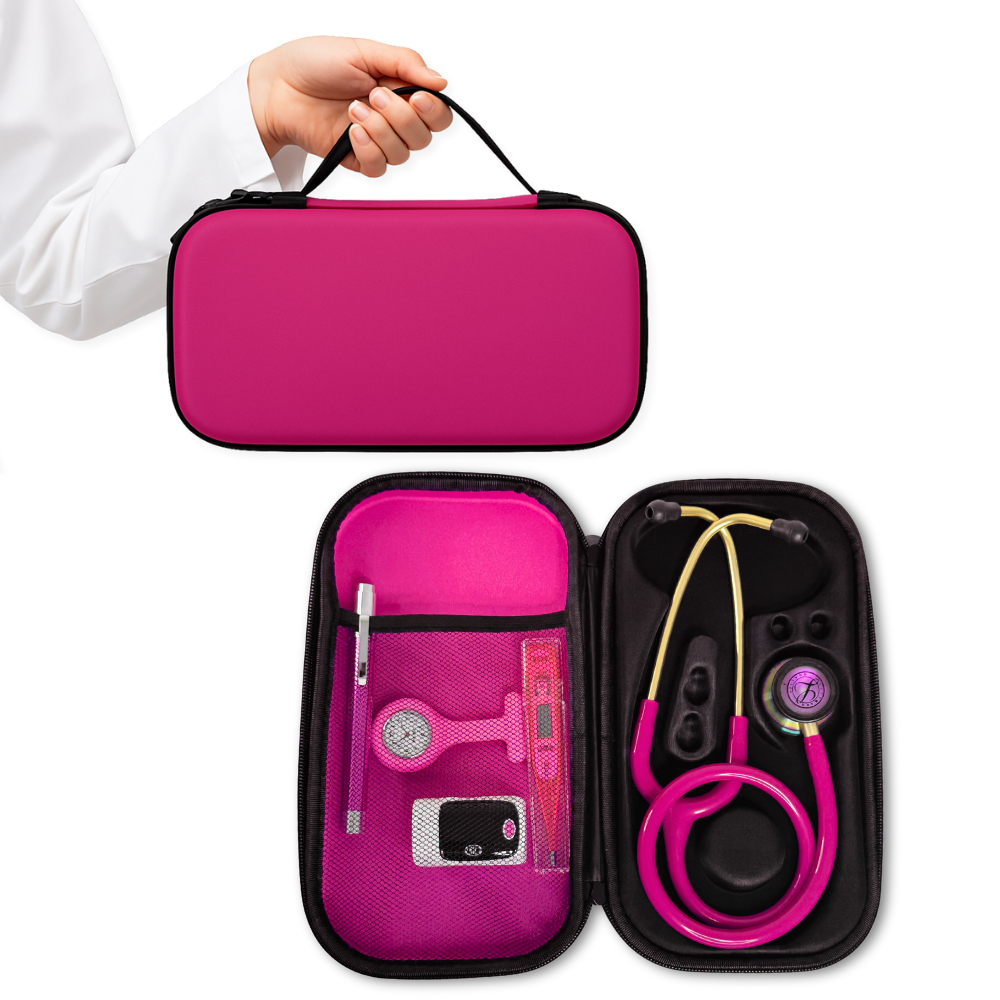 Case Premium Para Estetoscópio Rosa - Le Medical