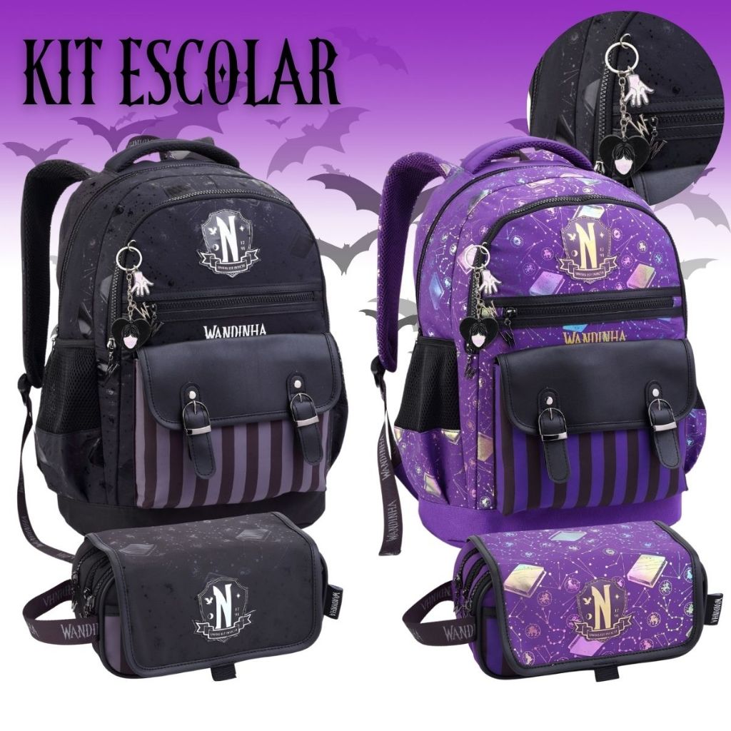 Mochila Wandinha: Onde Comprar | BuscaProdutos