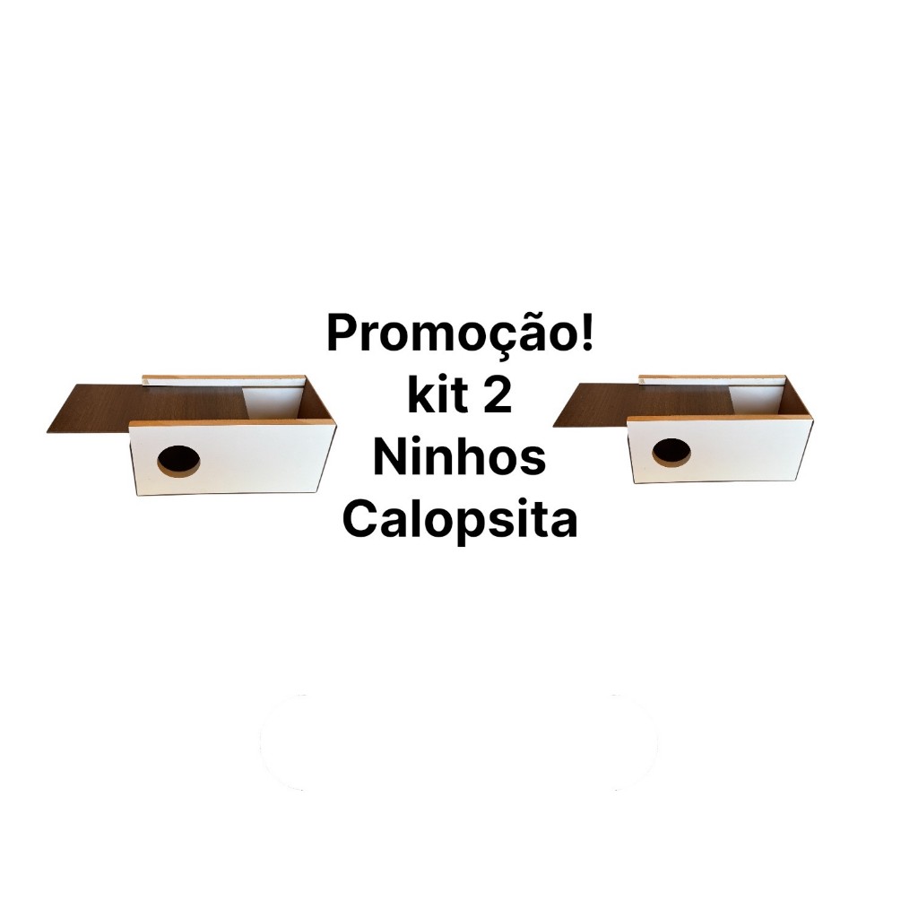 2 Ninho De Madeira Para Calopsita Chocar Em Gaiola Viveiro