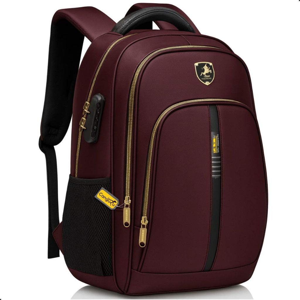 Mochila Masculina Feminina Reforçada Resistente  Antifurto Zíper Dourado Ideal Para Escola Faculdade em Oferta na Shopee