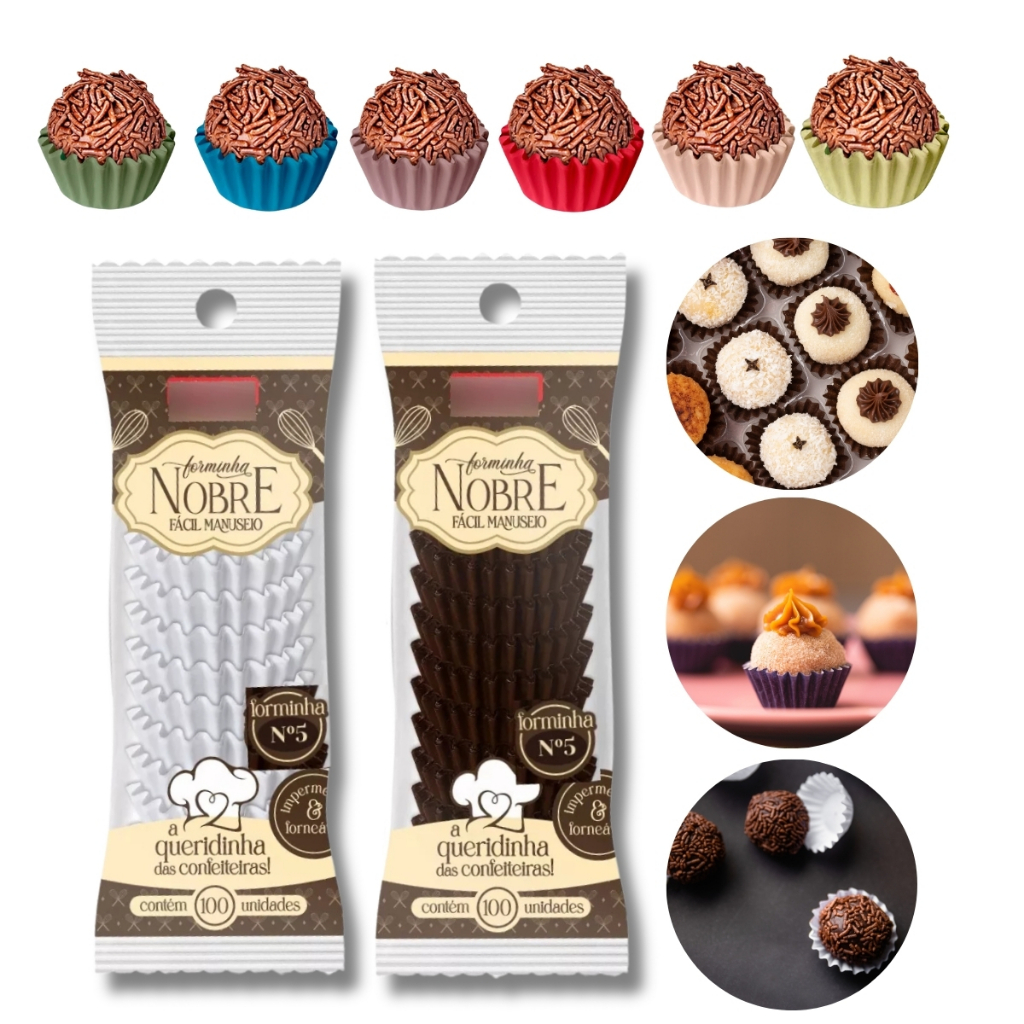 1000~4000 Forminha No5 Nobre Dentro Marrom Branca Fácil Manuseio