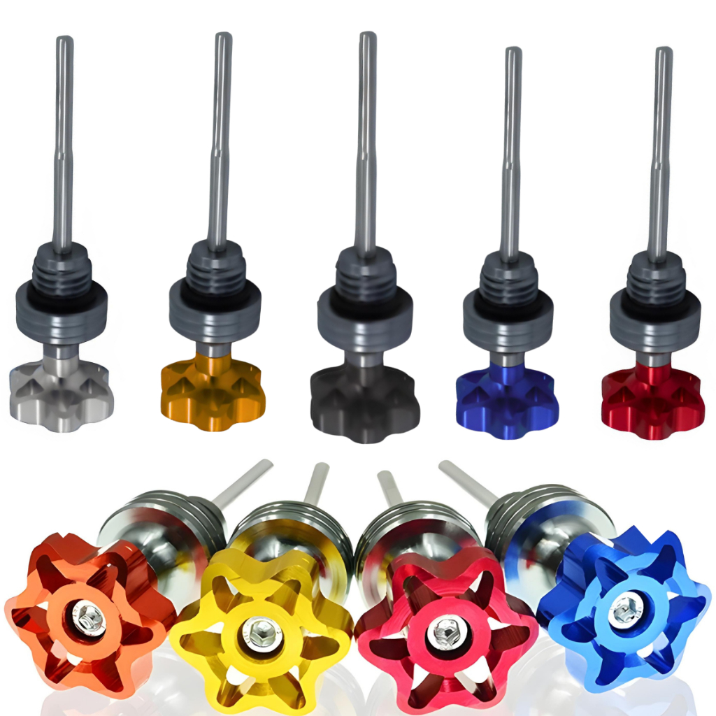 Tampa Óleo Universal Moto CNC 8cm Biz CG Titan YBR 125 Pop 100 110 Yes Intruder Universal Cores