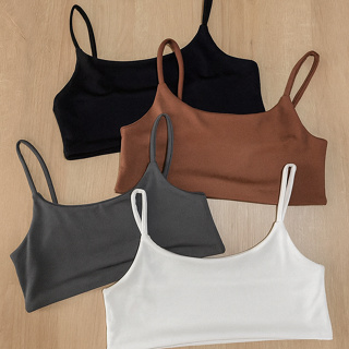 Top Academia Forro Duplo Alça Fina Suplex Premium Com Elástico Feminino Fitness em Oferta na Shopee