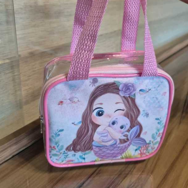 Kit Necessarie Maletinha Bolsinha lembrancinha personalizada para aniversário infantil, festa, igreja
