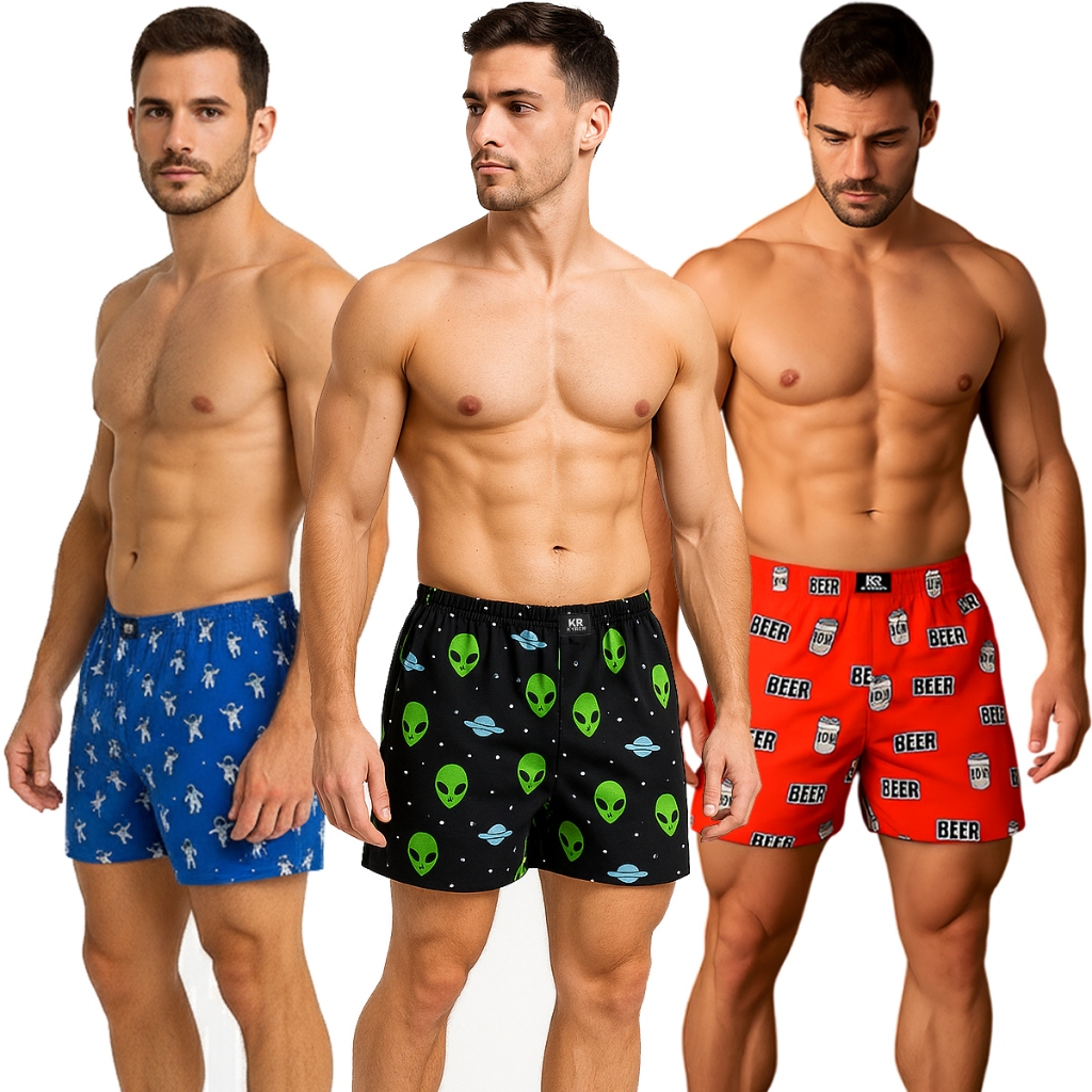 Kit 3 Pijamas Masculino Samba Canção