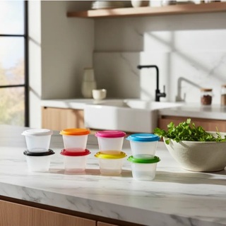 6 Potes Gelatinas e Papinha BPA Free 100 ml em Oferta na Shopee