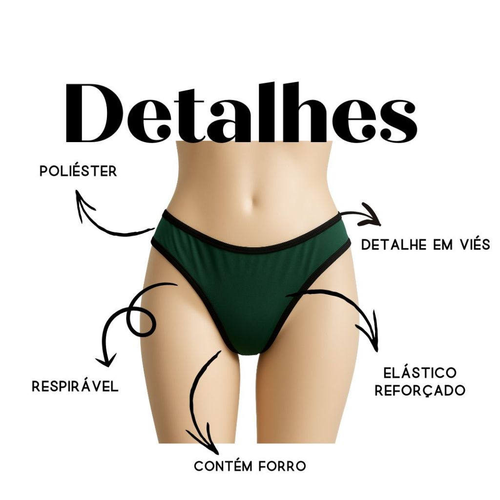 Kit 20, 10 e 5 Calcinha Tanga Clássica Biquini Microfibra Confortável e Leve Dia a Dia em Oferta na Shopee