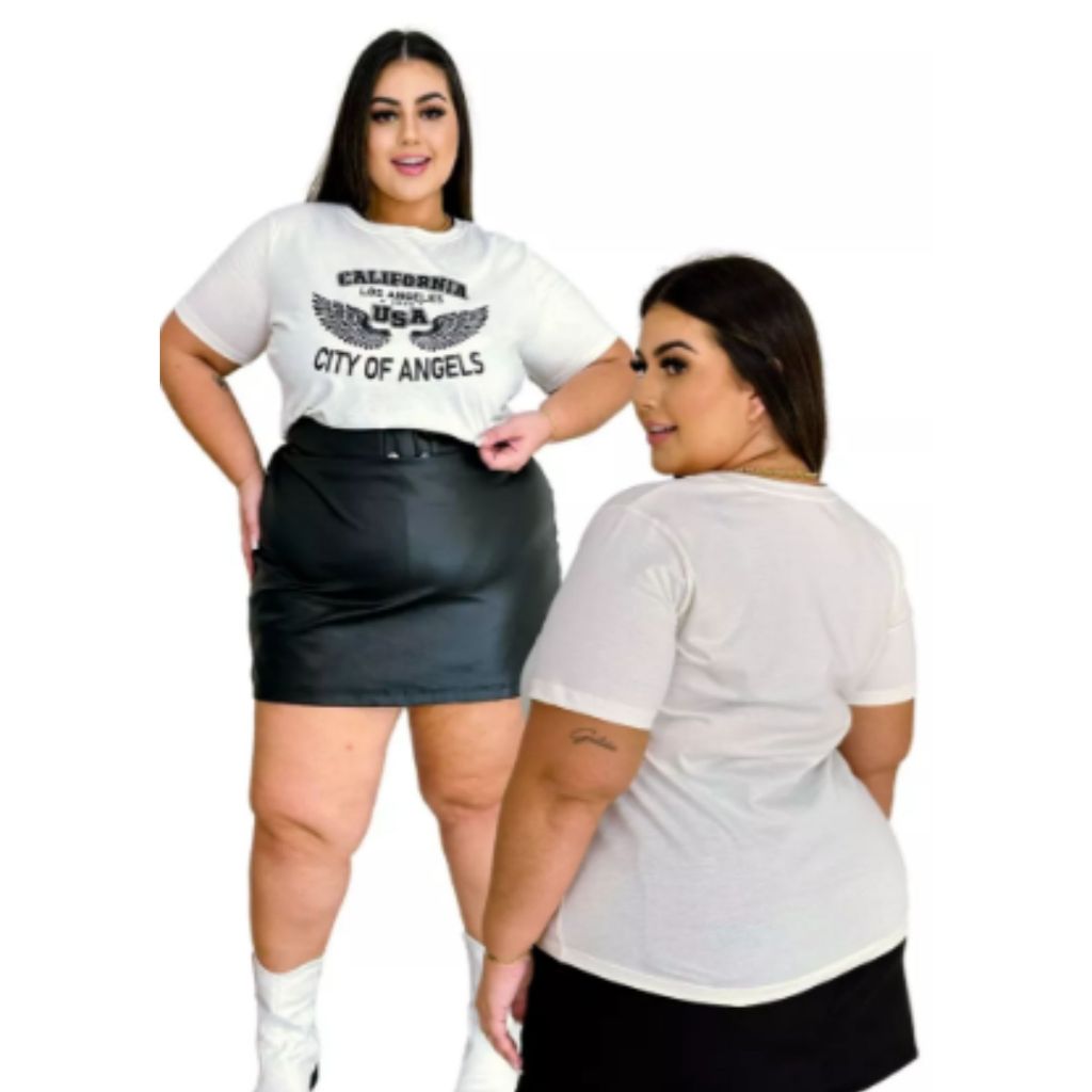 Roupa Ideal p/ Gestante Grávida Blusinha TShirt Manga Curta  Camisetinha Plus c/ Lindas Estampas Moda 2026