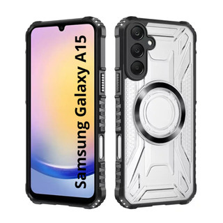 Capa Capinha Clear Anti Impacto Com Suporte Para Carregador Por Indução Para Samsung Galaxy A15