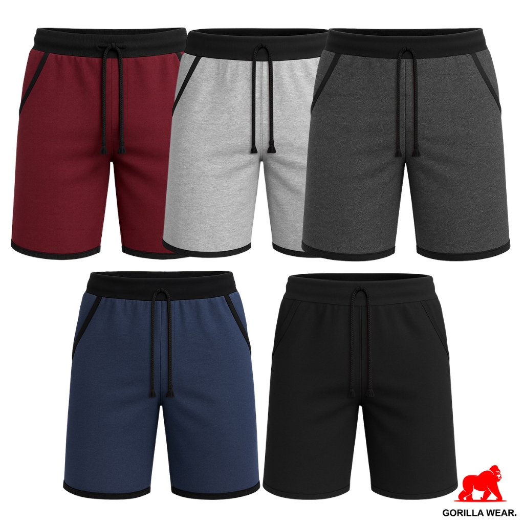Kit 2 Bermuda de Moletom Masculina Casual M ao G3 Gorilla Wear