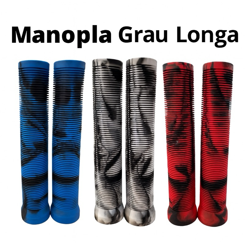 Manopla Bike Punho Tipo 165mm Grau Vgm Bmx Longa em Oferta na Shopee