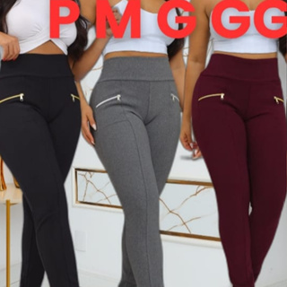 Calça  Montaria  FEMININO Cintura Alta Legging Com Bolso  P ao GG Elegante e Versátil em Oferta na Shopee