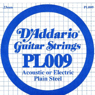 Corda Avulsa Mi 09 Guitarra E Violão Aço Daddario PL009