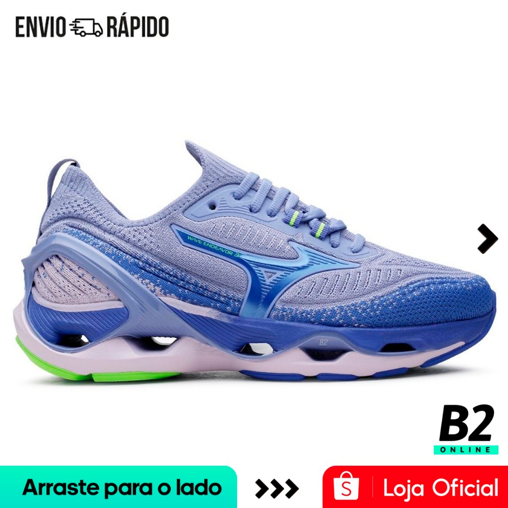 Tênis Mizuno Wave Endeavor 3 Feminino Original com Nota Fiscal e Garantia em Oferta na Shopee